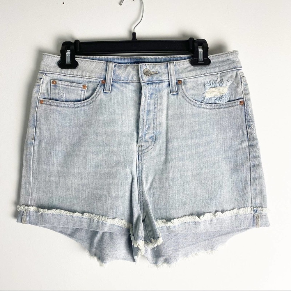 Wild Fable High Rise Cut Off Denim Jeans Shorts Distressed 10